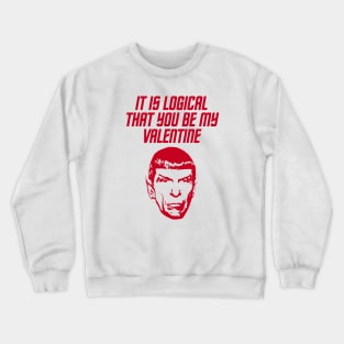 STAR TREK - Logical Valentine's Day Crewneck Sweatshirt